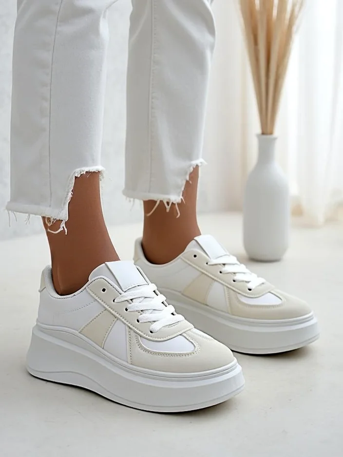 Royalfashion дамски спортни маратонки на платформа Safirrat