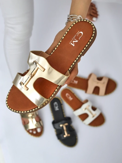 Royalfashion Дамски чехли с равна подметка Maya Louise