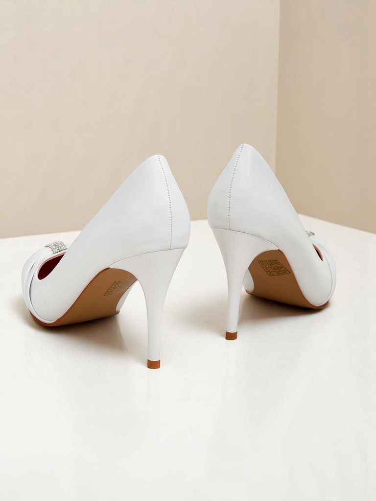 Royalfashion Дамски обувки на ток от еко кожа Venetia Nera