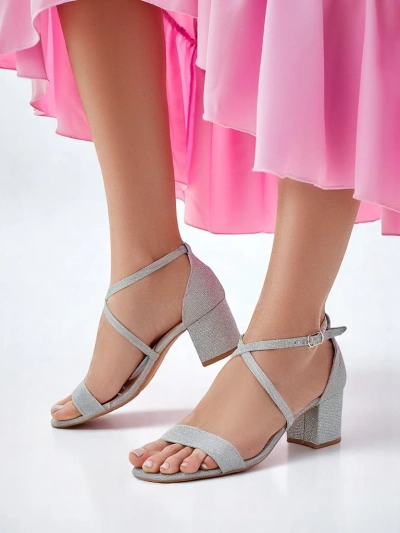 Royalfashion Блестящи женски сандали Rokates