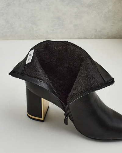 Royalfashion Дамски ботуши с токчета Dollame