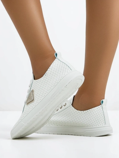 Роялфешън Дамски спортни обувки с връзки с принт Фенни