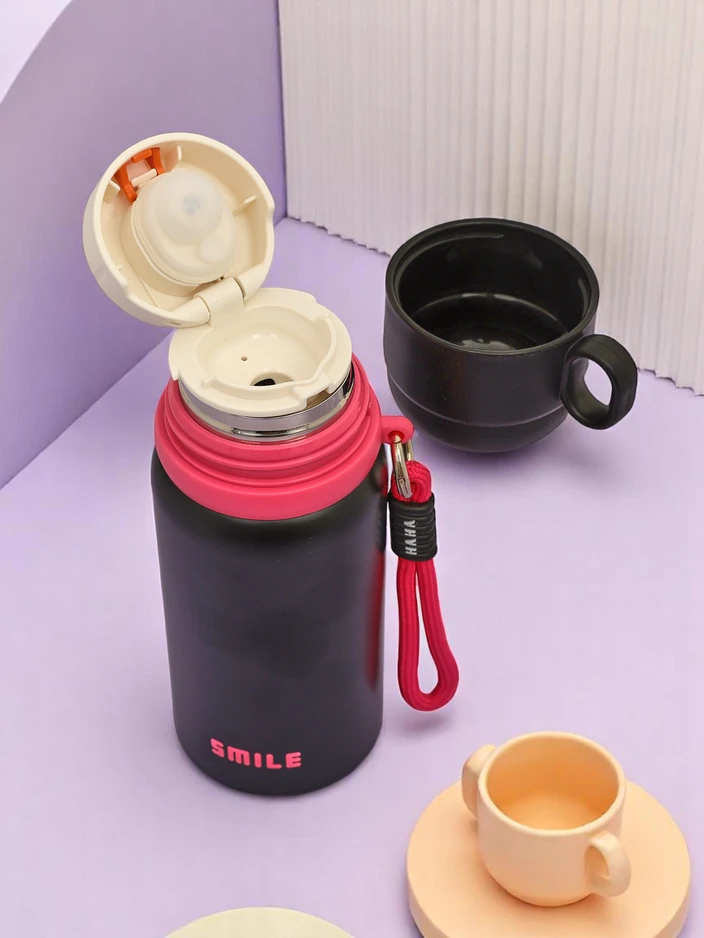 Royalfashion Термокана с чаша Happy Smile