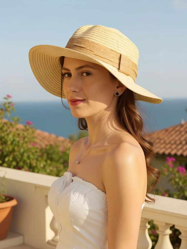 Royalfashion Дамска сламена шапка с панделка Whisper