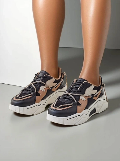 Royalfashion Дамски платформени спортни маратонки Viela