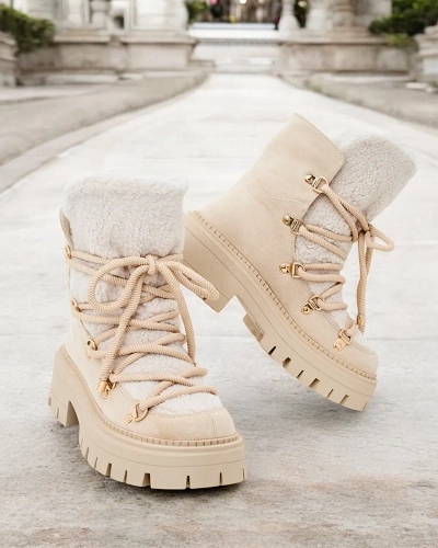 Royalfashion Lozin дамски ботуши за сняг с дантела