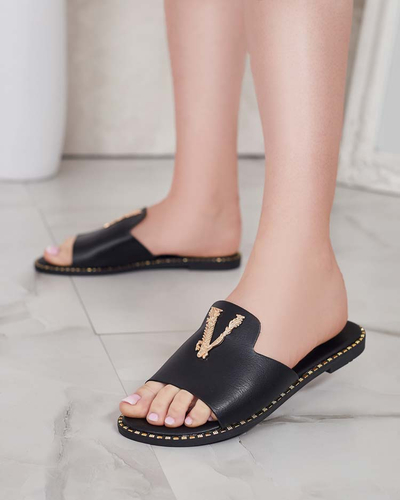 Royalfashion Дамски джапанки от еко кожа Cemenna