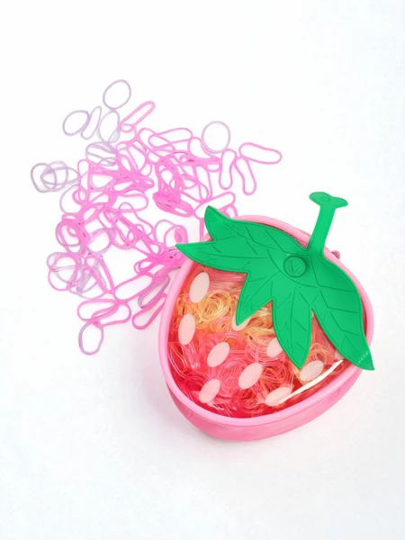 Royalfashion Многоцветни силиконови ластици за коса Ягода