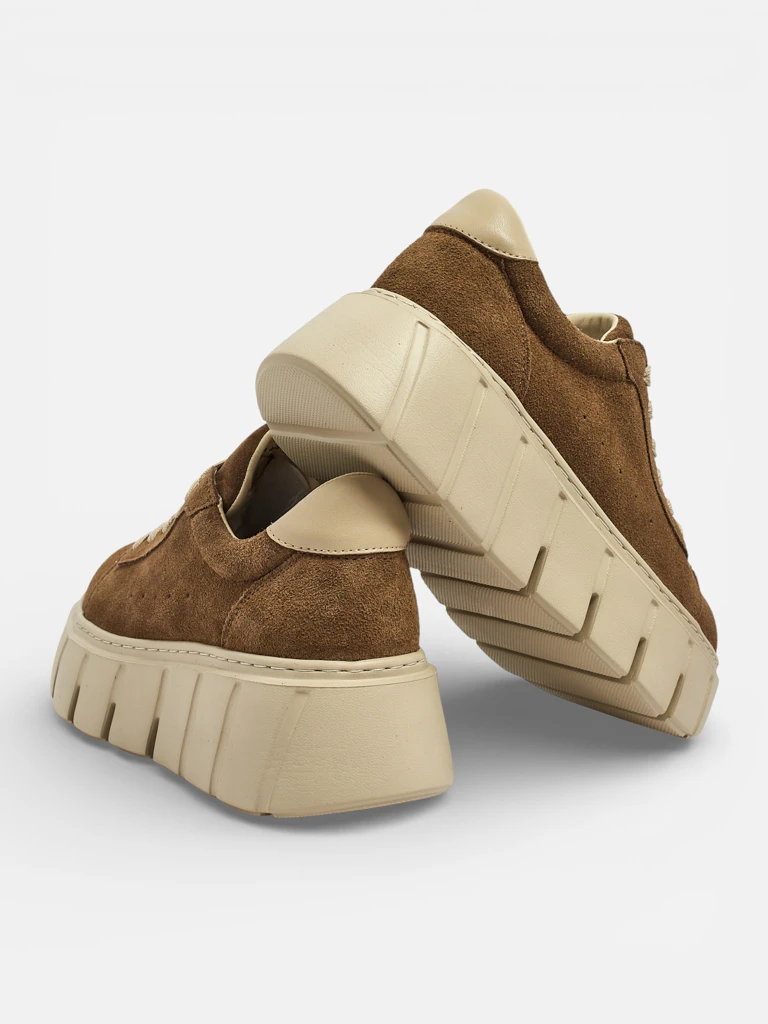 Спортни дамски сникърси от естествена кожа Eller