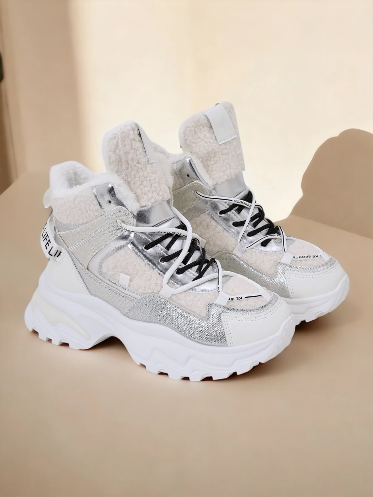 Royalfashion Дамски маратонки с топло подплънка Pieco