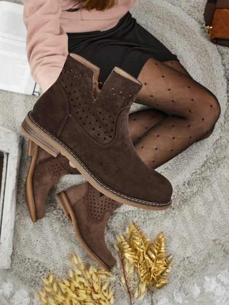 Дамски боти от естествена кожа Rito