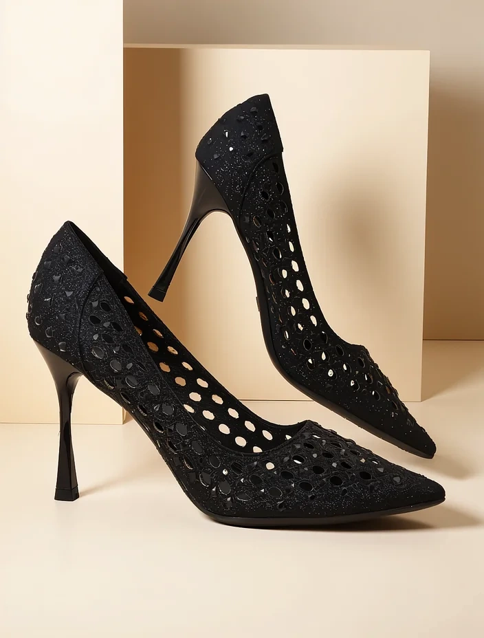 Royalfashion Женски обувки с отворена форма Ecatte