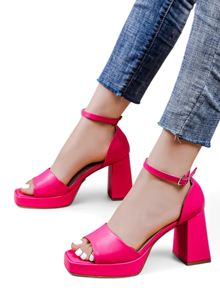 Royalfashion Металически дамски сандали Voleles