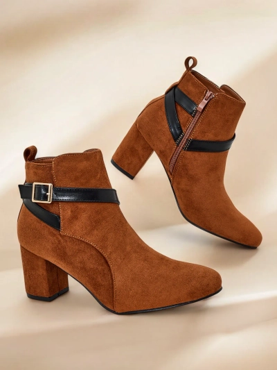 Дамски платформени глезенски боти Royalfashion Eloron