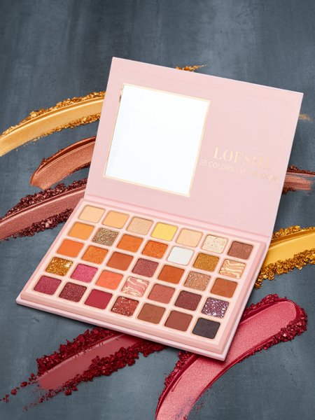 Палитра Girl Magic 35 сенки за очи с брокат и матови нюанси Златен шоколадов фъдж