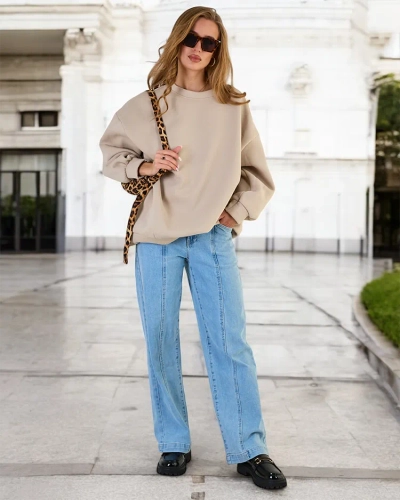 Royalfashion Дамски суитшърт oversize