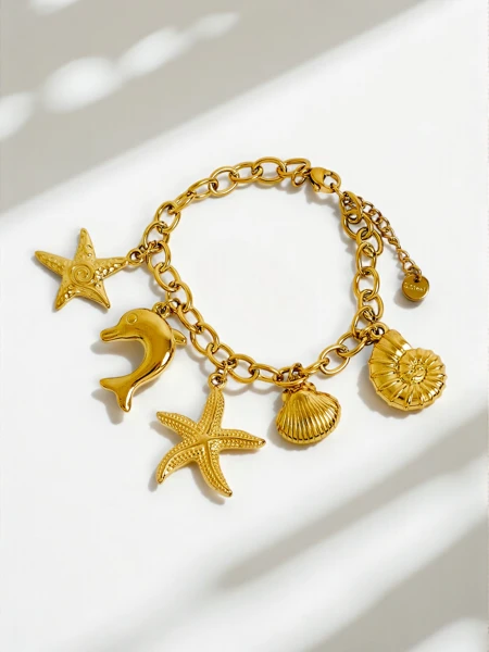 Огърлица Solaria Lunae Aurelia – с талисмани слънце и луна