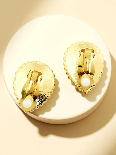 Royalfashion Дамски клипс обеци с кристали и циркони