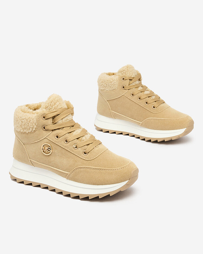 Royalfashion Дамски изолирани спортни обувки в светлокафяво Cerrto