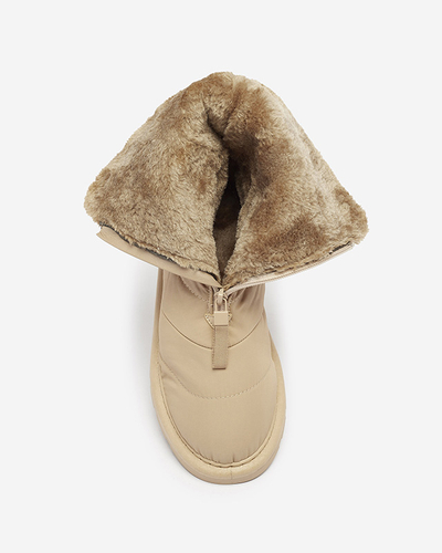 Дамски боти Elysium в светлокафяво за зимата