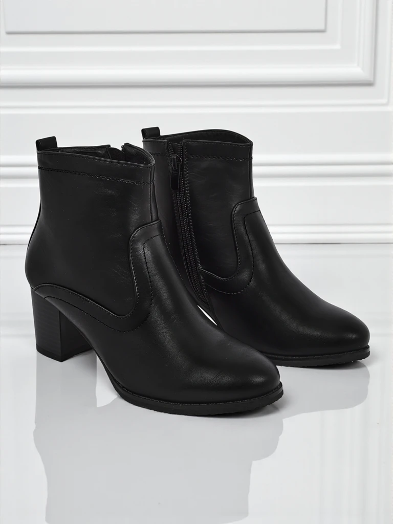 Дамски боти от еко кожа на ток Lunar Crest