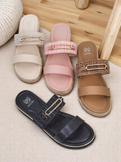 Royalfashion Дамски чехли с равна подметка Mamma