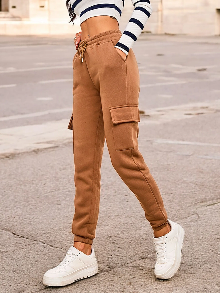 Royalfashion Дамски изолиран боен панталон