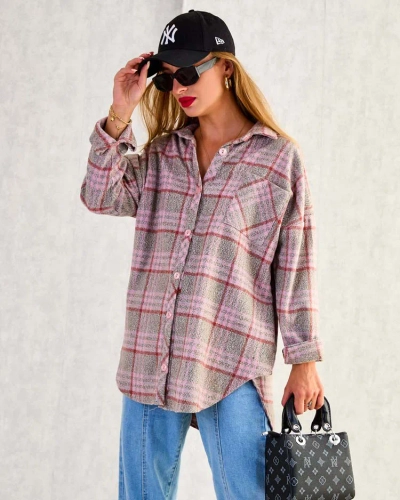 Royalfashion Дамска карирана риза