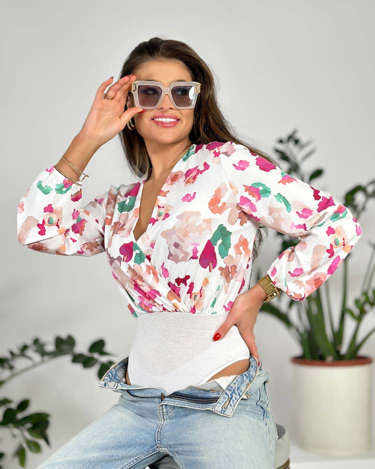 Royalfashion Дамско боди с принт