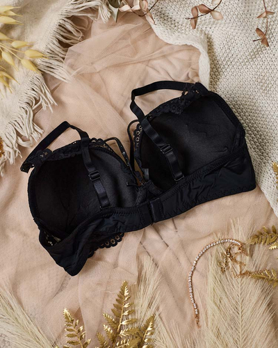 Royalfashion Дамски сутиен, украсен с дантела