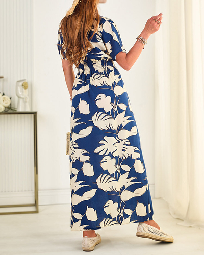 Royalfashion Дамска миди рокля с принт