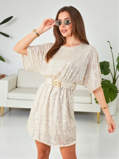 Женска рокля от Royalfashion с пайети