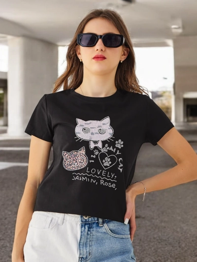 Royalfashion Жена памучна блуза