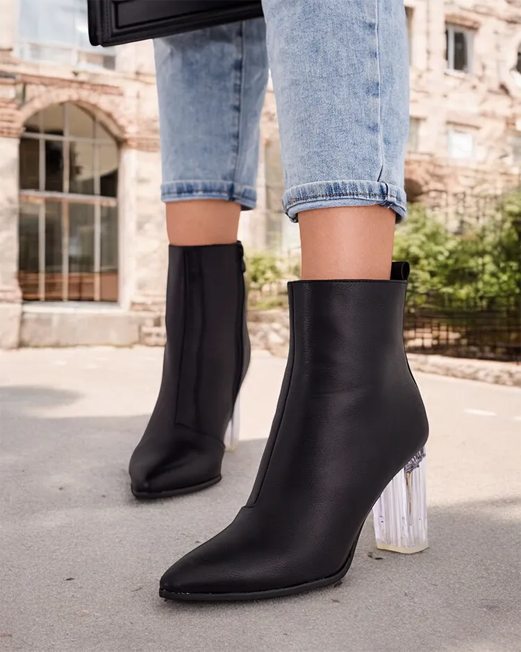 Royalfashion Дамски ботуши на ток Ovnese