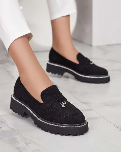 Royalfashion Дамски мокасини с циркони Ali