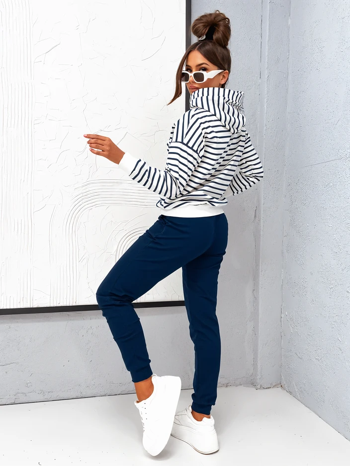 Royalfashion Женски комплект треньор в райе