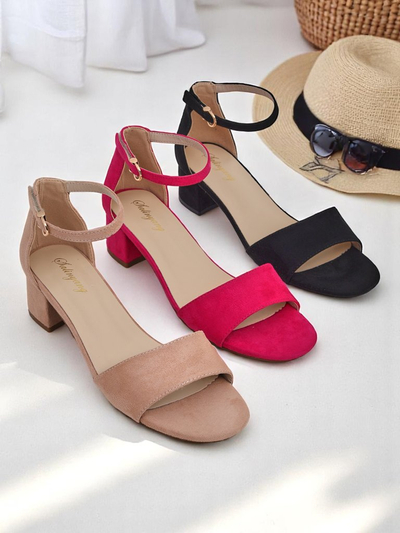 Royalfashion Дамски сандали на нисък ток SoftHeels