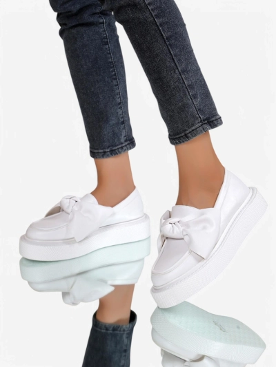 Royalfashion Елегантни дамски мокасини с лък Ortto