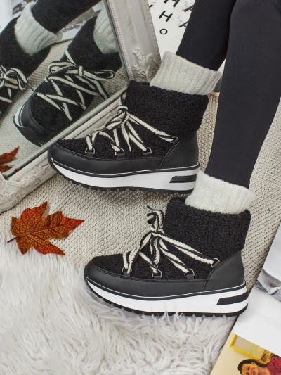 Дамски боти тип снегоходки с пух Verruna