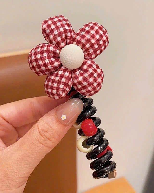 Royalfashion Спирала за коса с малко цвете Blossom Coil