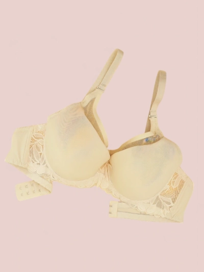 Royalfashion дамски сутиен с подплънки и мрежа