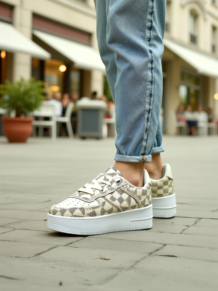 Royalfashion Дамски спортни обувки с принт Ozofio