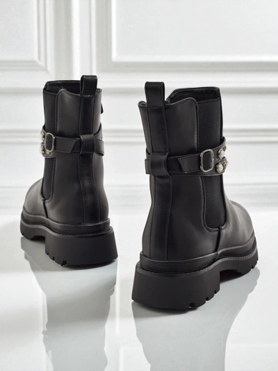 Високи дамски еко кожени боти Pearl Mist