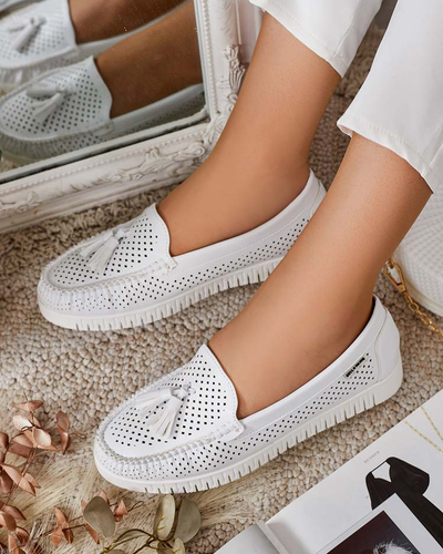 Royalfashion Дамски ажурни мокасини Molaffa