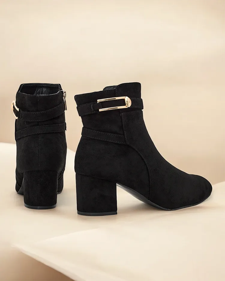 Дамски ботуши на Royalfashion Линомо на глезена