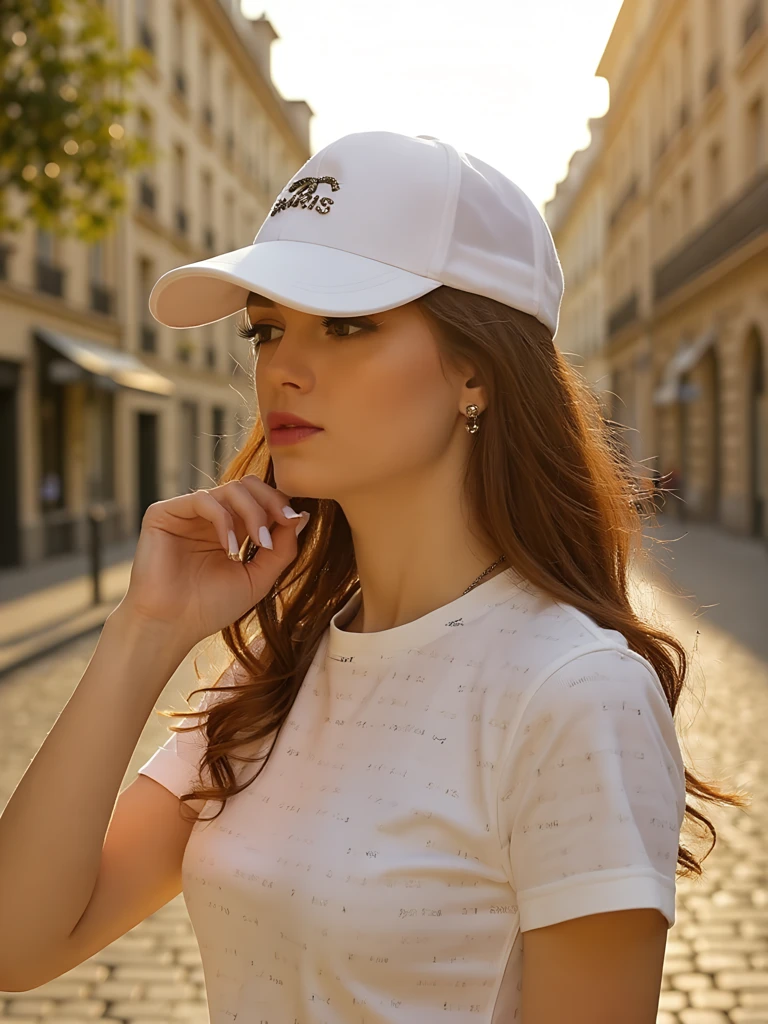 Royalfashion Бейсболна шапка с камъни Paris Glam