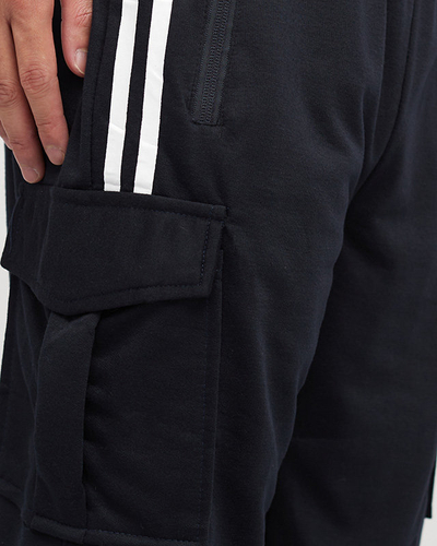 Мъжки тъмносин спортен панталон - Облекло