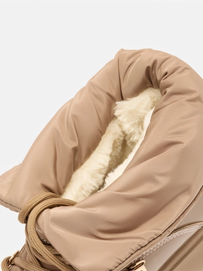 Royalfashion Дамски ботуши за сняг в кафяв цвят Dabenda