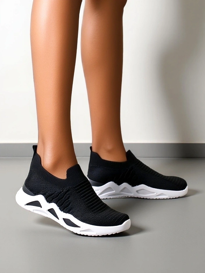 Обувки тип слип-он за жени Royalfashion с камъни Елавис