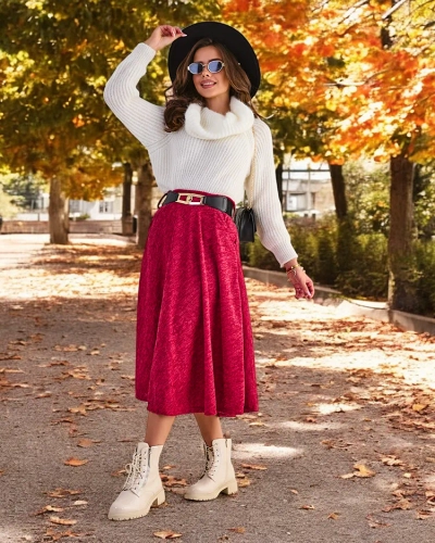 Дамска миди пола на Royalfashion